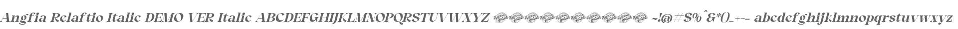 Angfia Relaftio Italic DEMO VER