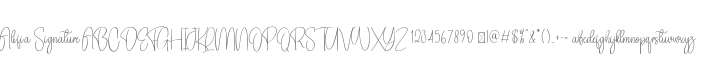 Alifia Signature