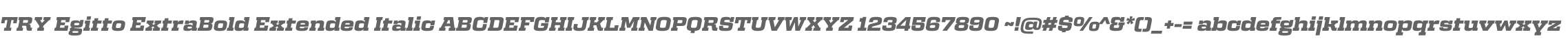 TRY Egitto ExtraBold Extended