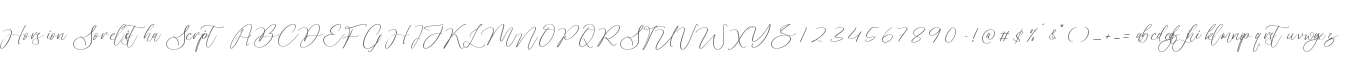 Horsion Sorelistha Script