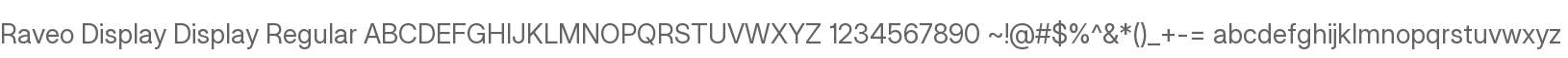 Raveo Display Display