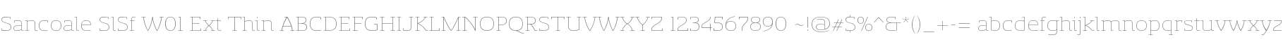 Sancoale SlSf W01 Ext Thin