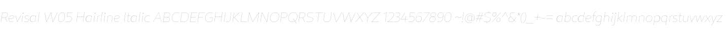 Revisal-HairlineItalic