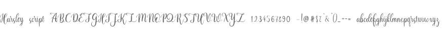 Harsley script