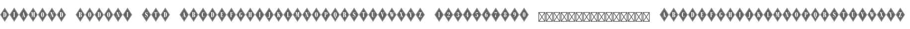 Diamond Bodoni Std
