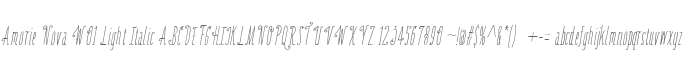 Amorie Nova W01 Light Italic