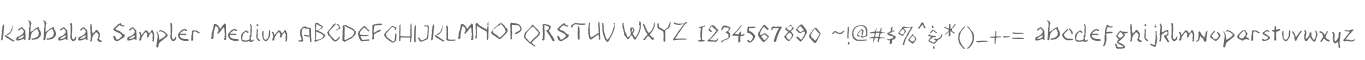 Kabbalah Sampler Medium