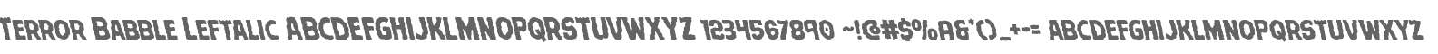 Terror Babble Leftalic