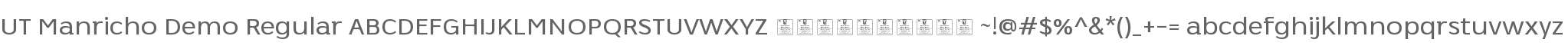 UT Manricho Demo