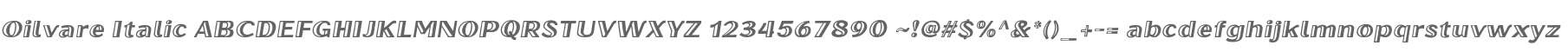 Oilvare Italic