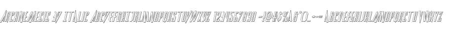 Archnemesis 3D Italic