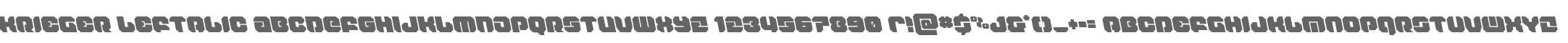 Krieger Leftalic