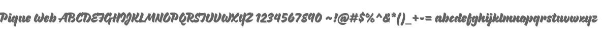 Pique Web