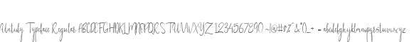 Untidy Typeface Regular