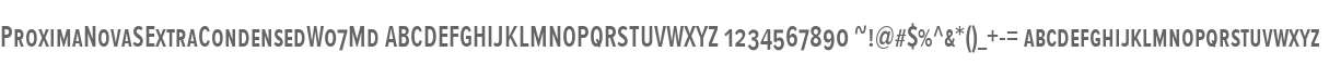 ProximaNovaSExtraCondensedW07Md