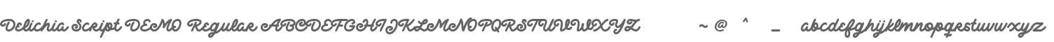 Delichia Script DEMO Regular