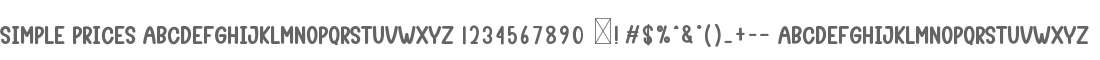 Simple Prices