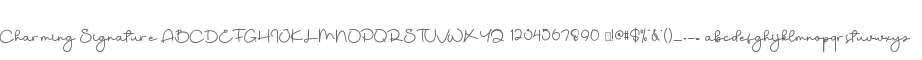 Charming Signature