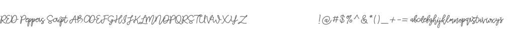 RED Peppers Script