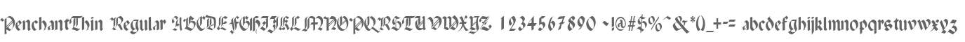 PenchantThin Regular