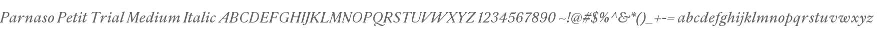 Parnaso Petit Trial Medium It