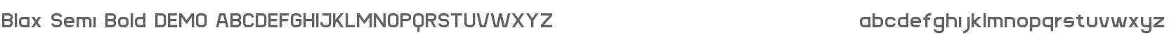 Blax Semi Bold DEMO