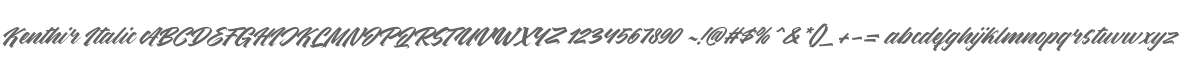 Kenthir Italic