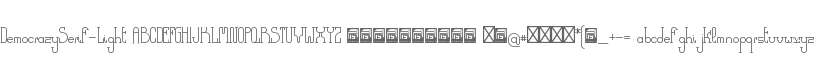 DemocrazySerif-Light