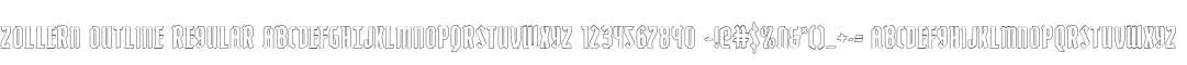 Zollern Outline Regular