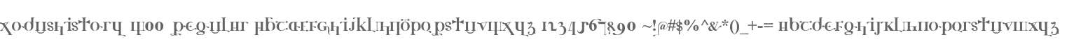 XodusHistory W00 Regular