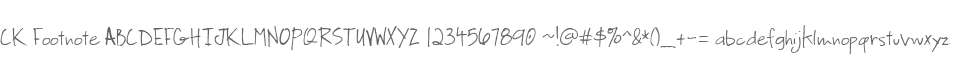 CK Footnote