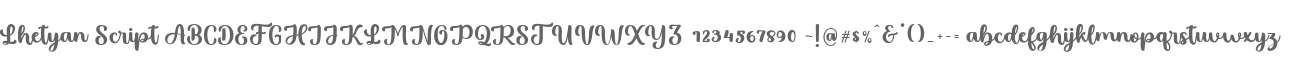 Lhetyan Script