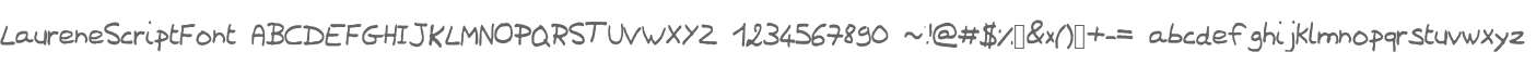 LaureneScriptFont