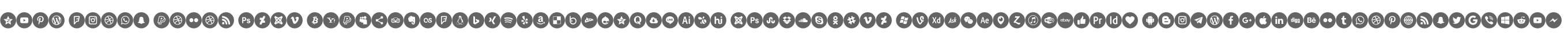 Type Icons Color 2019