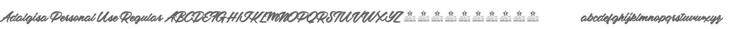 Adalgisa Personal Use Regular