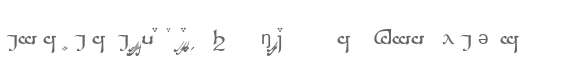 Tengwar Sindarin A