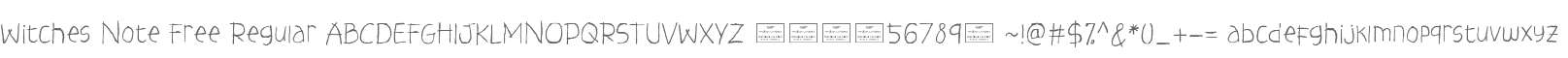 Witches Note Free