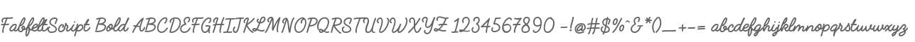 FabfeltScript Bold