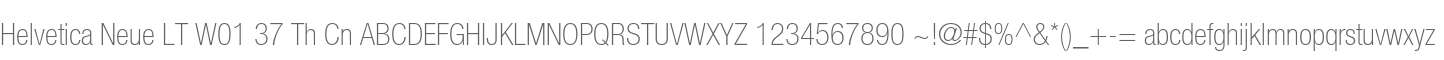 Helvetica Neue LT W01 37 Th Cn