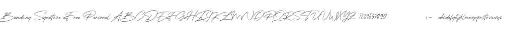 Bandung Signature Free Personal