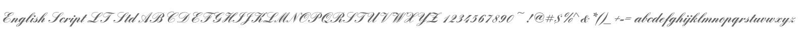 English Script LT Std