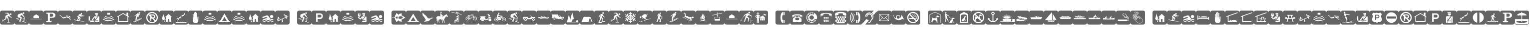 PIXymbolsTravelBlack Italic
