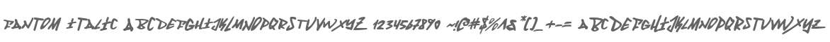 Fantom Italic