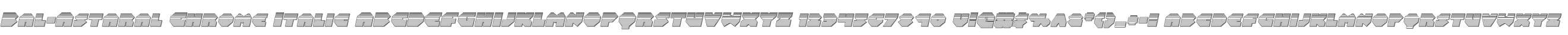 Bal-Astaral Chrome Italic