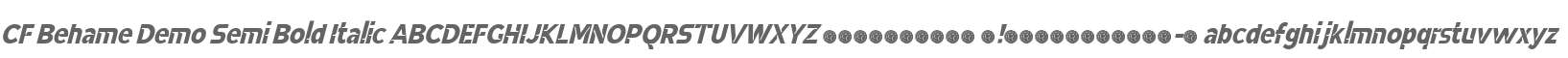 CF Behame SemBd Ita