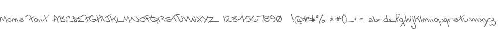 Moms Font