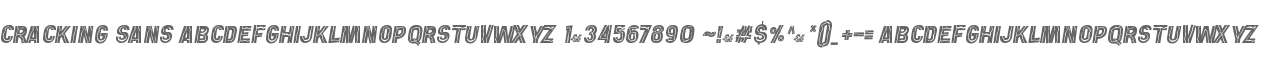 Cracking Sans