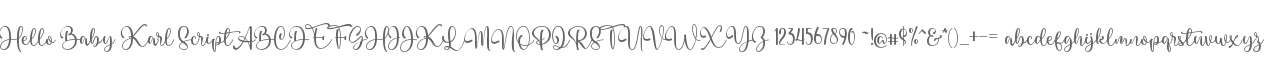 Hello Baby Karl Script