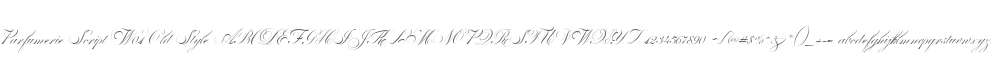 Parfumerie Script W01 Old Style