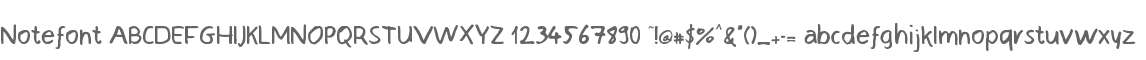 Notefont